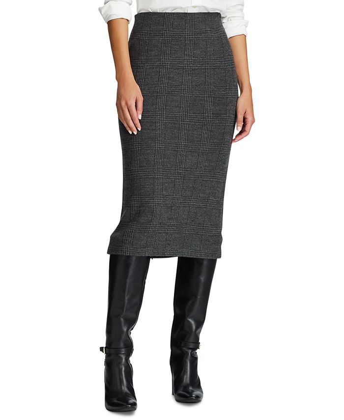 Lauren Ralph Lauren Merino Wool Knit Skirt & Reviews - Skirts - Women -  Macy's
