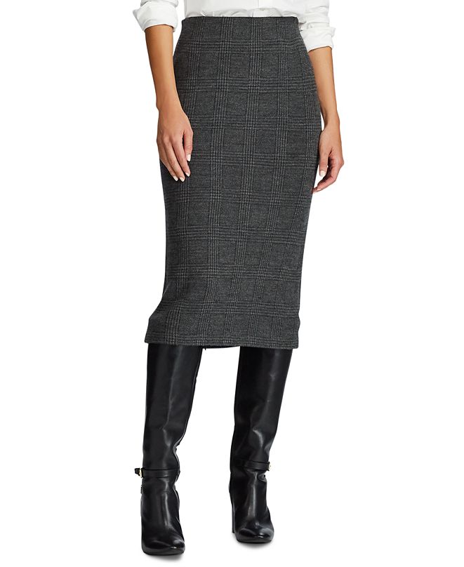Lauren Ralph Lauren Merino Wool Knit Skirt & Reviews - Skirts - Women ...