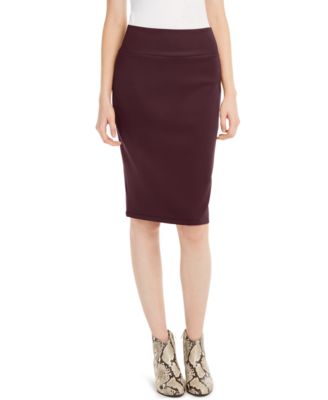 INC International Concepts - Solid Scuba Pencil Skirt