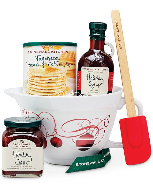 Stonewall Kitchen Pancake Batter Bowl Gift Set Created For Macy S