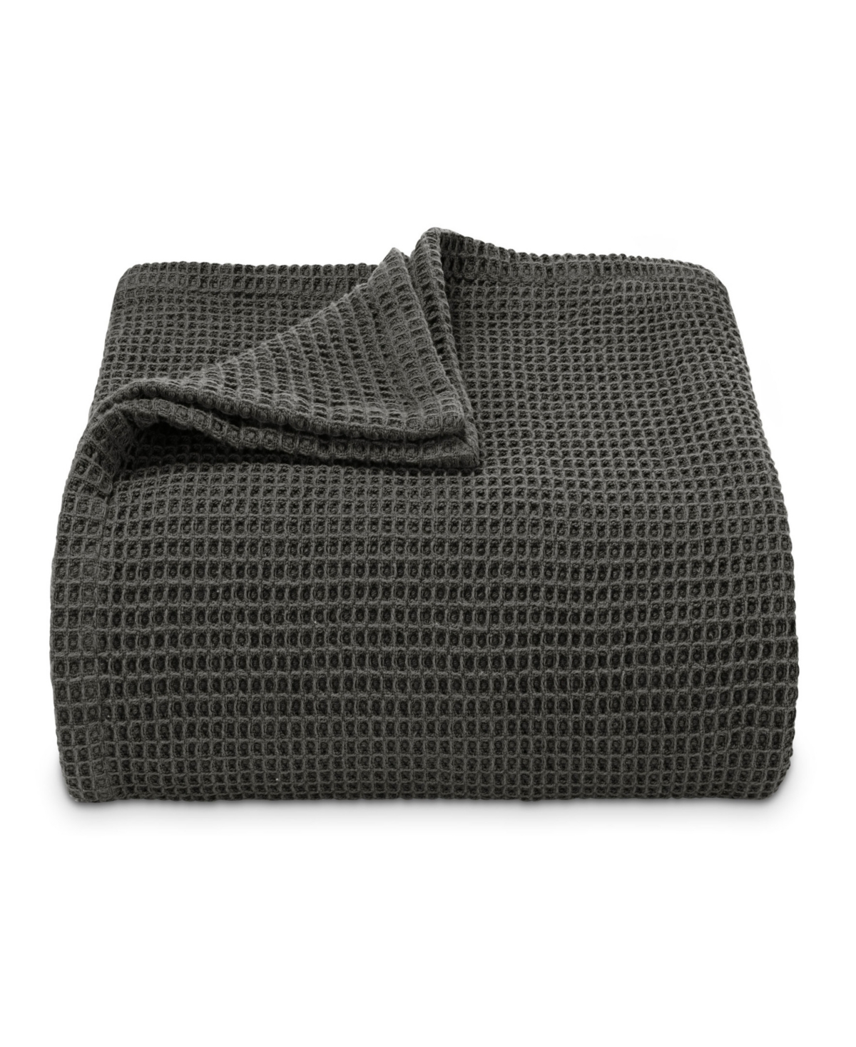 Vera Wang Waffleweave Full/queen Blanket Bedding In Gray