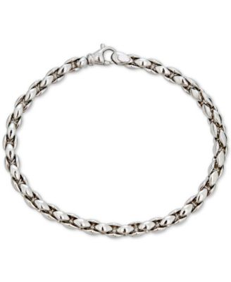 Medium Wheat Link Chain Bracelet 