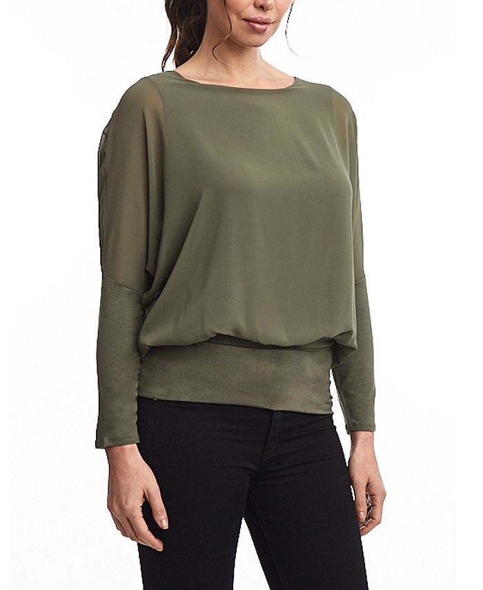 Macy's chiffon blouses sales