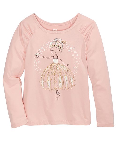 Epic Threads Little Girls Ballerina Print T Shirt Created For