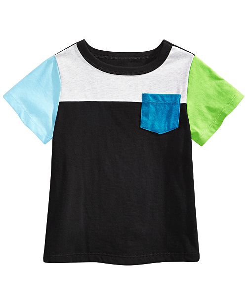 Baby Boys Colorblocked Pocket T Shirt Created For Macy S