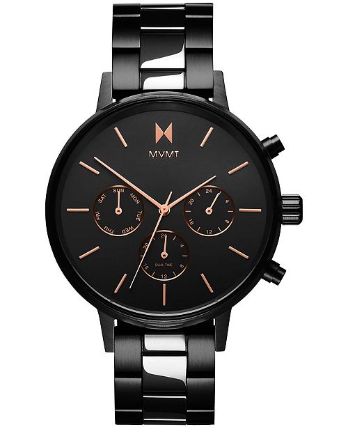 Mvmt Women S Nova Crux Two Tone Stainless Steel Bracelet Watch 38mm Reviews Watches Jewelry Watches Macy S