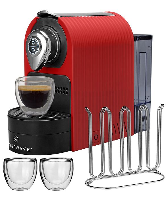 ChefWave Kava Mini Espresso Machine for Nespresso Compatible Capsule