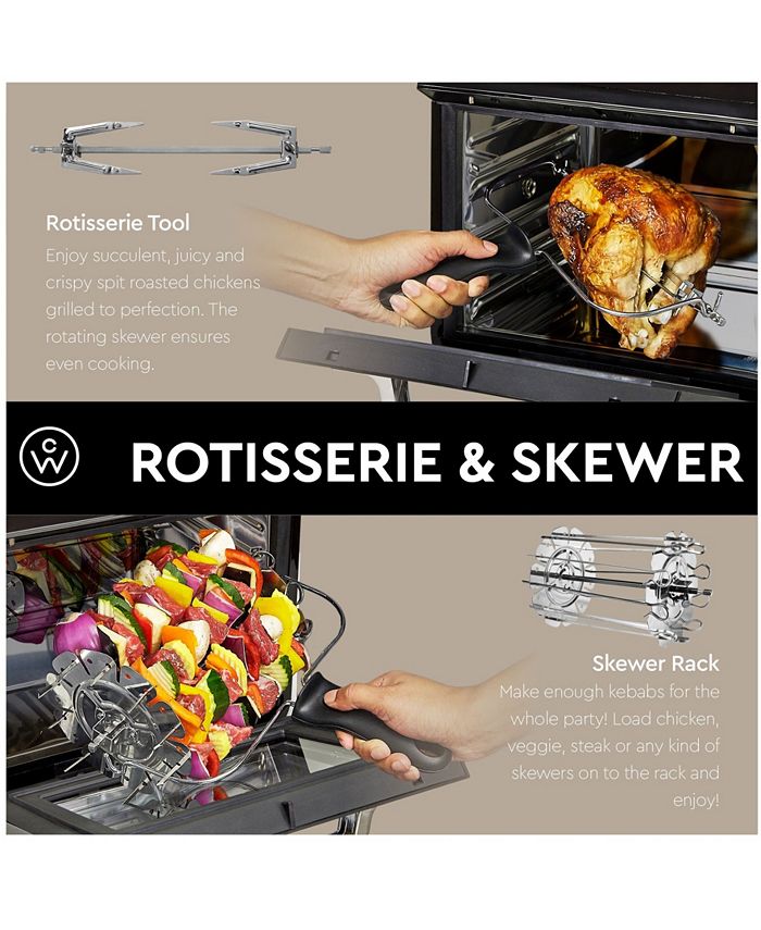 ChefWave 12.6 Quart Air Fryer Oven with Dehydrator and Rotisserie Macy's