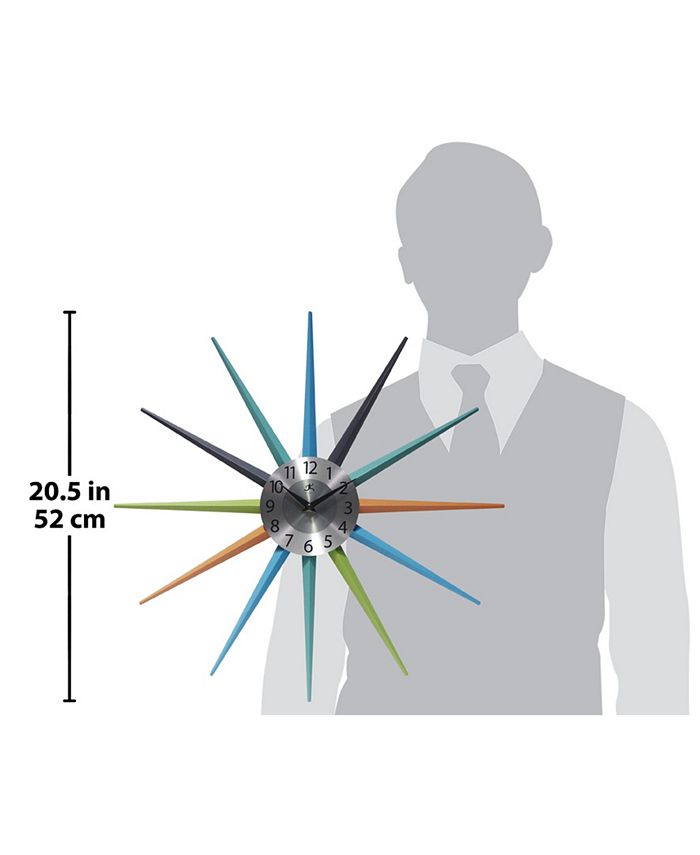 Infinity Instruments Starburst Wall Clock Macy's