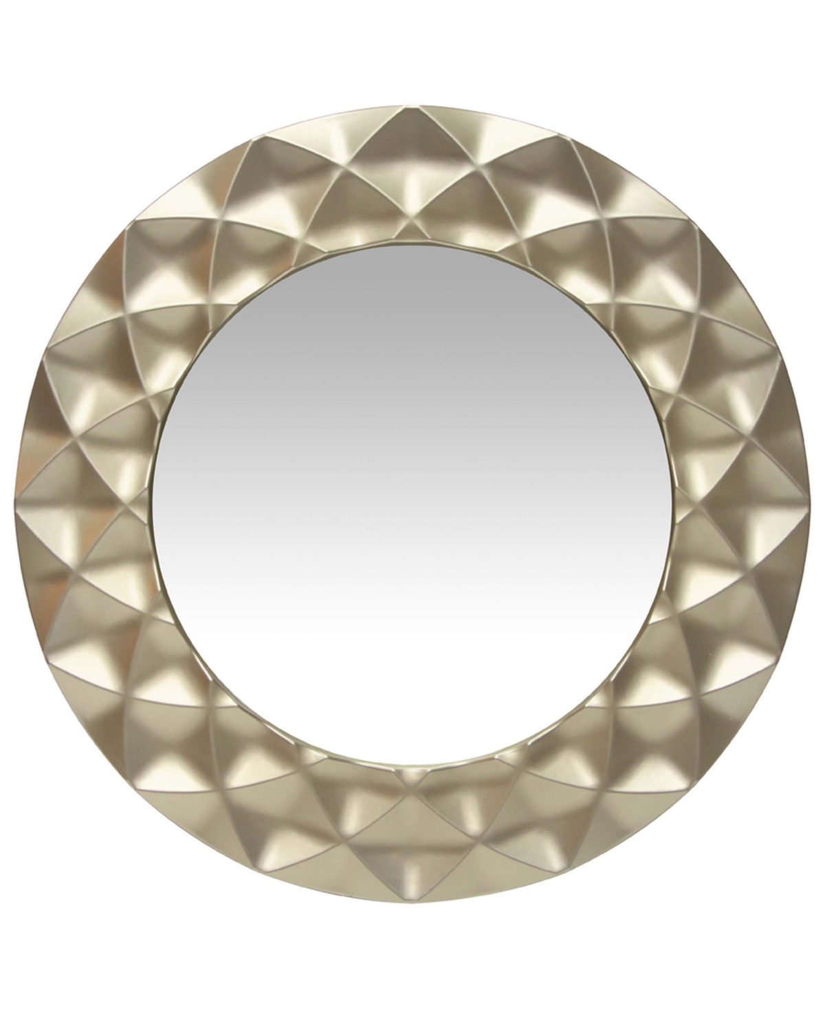 Round Wall Mirror - Silver