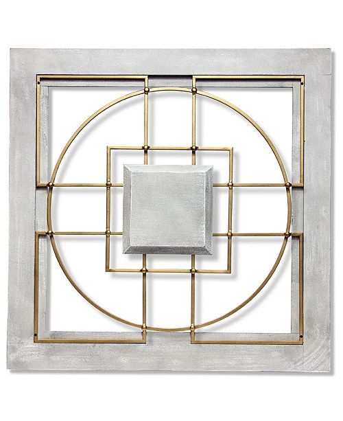 Infinity Instruments Square Modern Hanging Wall Decor Reviews