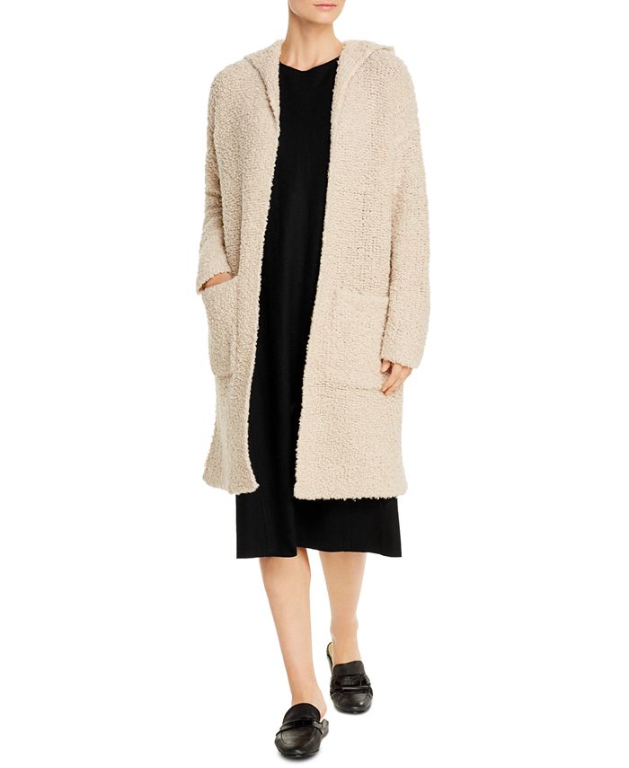 Eileen fisher outlet hooded cardigan