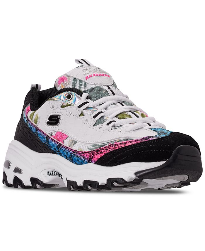 Skechers Women's D'Lites Runway Ready Wide Width Walking Sneakers from