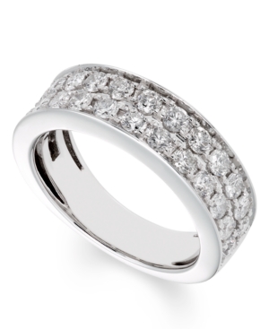 image of Certified Diamond (1 ct. t.w.) Band in 14K White Gold