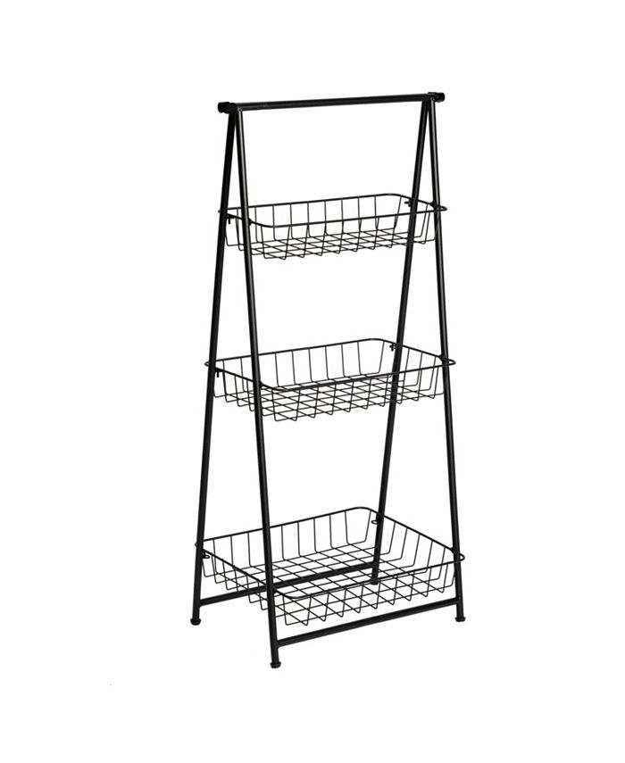 Honey Can Do 3Tier Folding AFrame Shelf Macy's