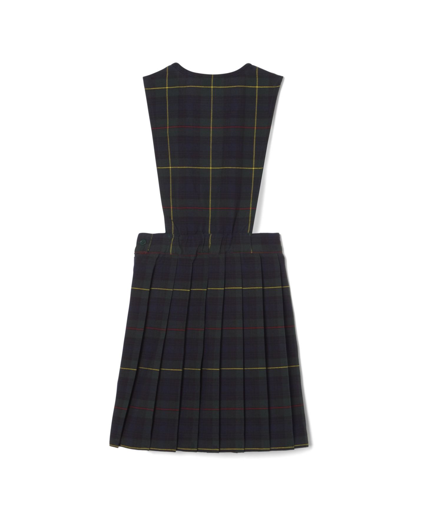 Свитер French Toast V-Neck Pleated Plaid Jumper для девочек, цвет: Синий клетчатый — фото 6
