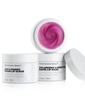 Herbal Dynamics Beauty Volumizing Lip Scrub and Mask Duo