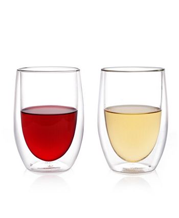 Epare Double Wall Wine Glasses - Cork and Key