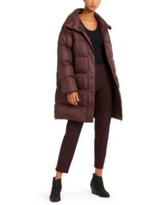 eileen fisher quilted coat