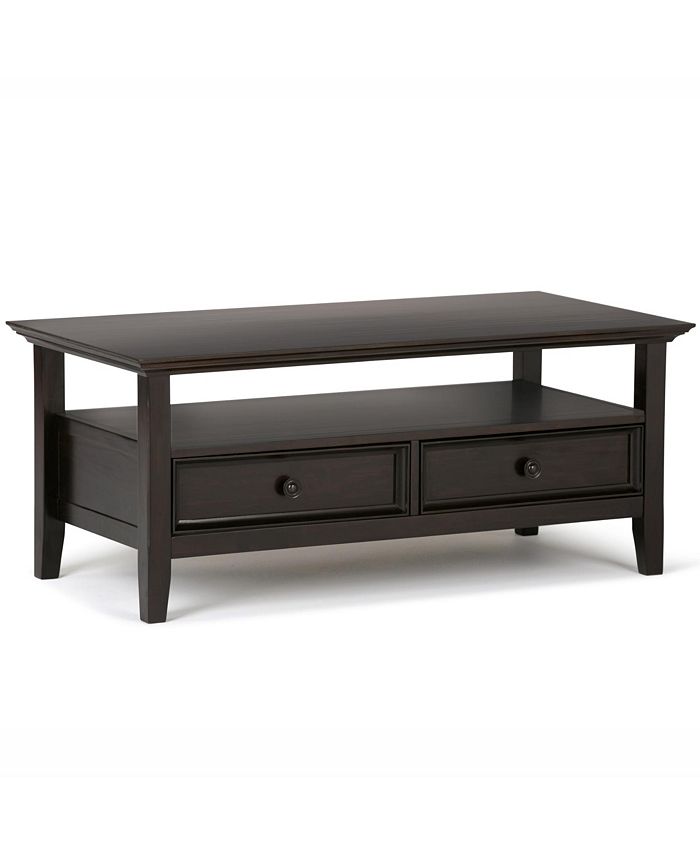 Simpli Home - Amherst Coffee Table, Quick Ship