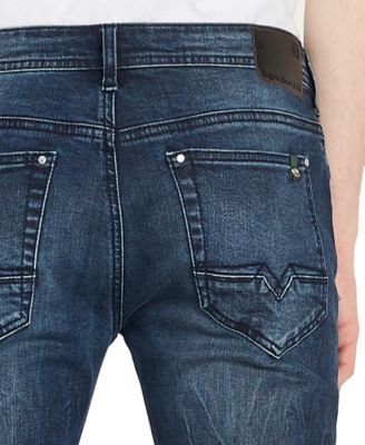 Jeans Homme Buffalo David Bitton Max-X | Taille Super Slim, Délavé Vintage Indigo | Neuf Avec étiquettes
