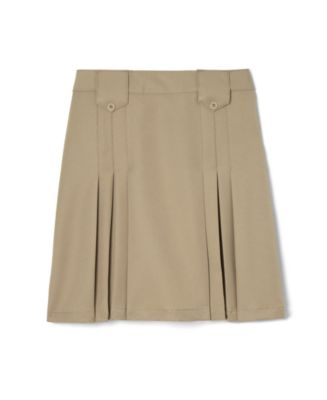 French Toast Big Girls Front Pleated Skirt with Tabs - Macy's