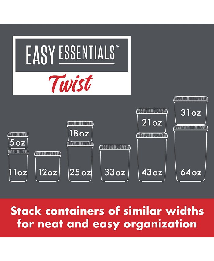Lock n Lock Easy Essentials Twist 34Oz. Food Storage Container Macy's