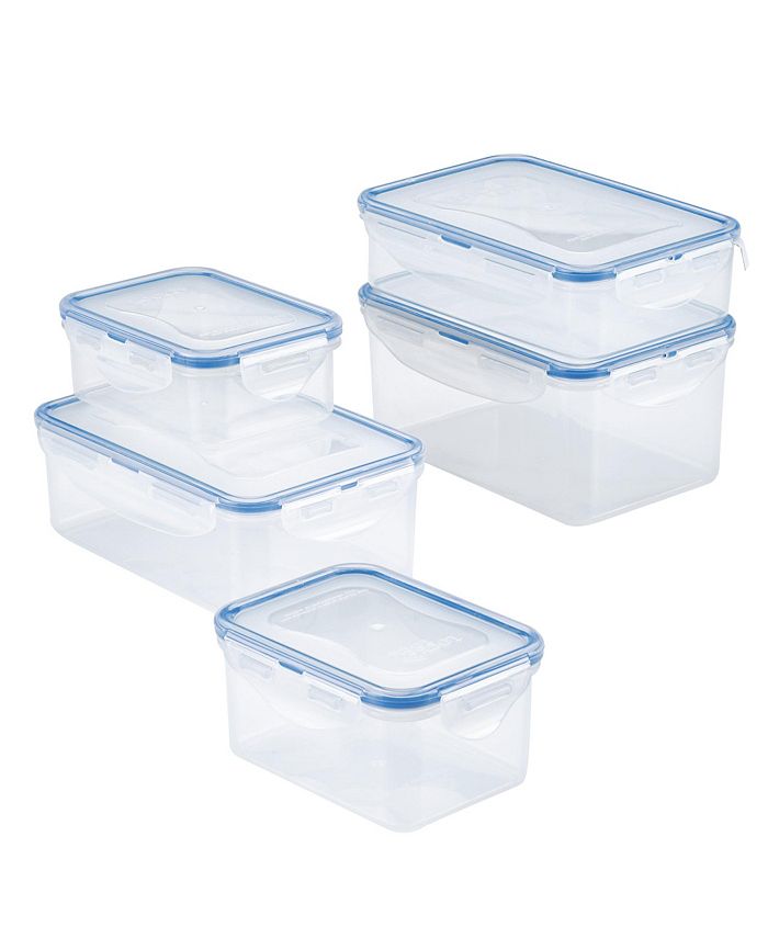 Anchor Hocking 10 PC Rectangular Meal Prep Food Storage Set - Macy's