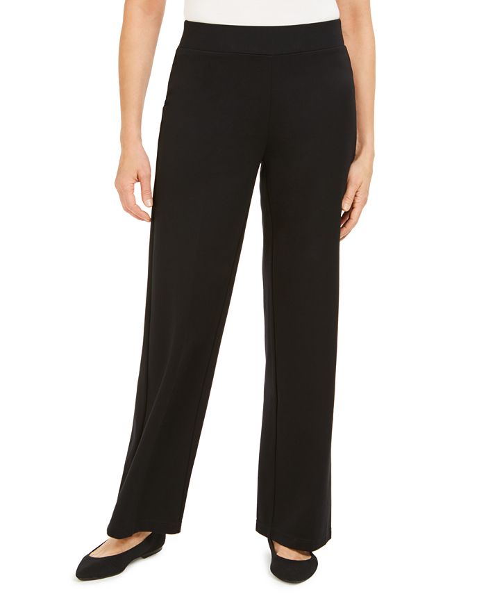JM Collection Wide Leg Pull-On Pants, Created For Macys - Macy's