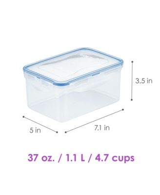 Lock n Lock Easy Essentials Rectangular 37-Oz. Food Storage Container