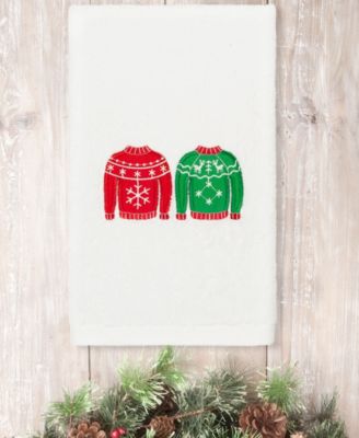 Christmas Sweaters Embroidered 100% Turkish Cotton Hand Towel