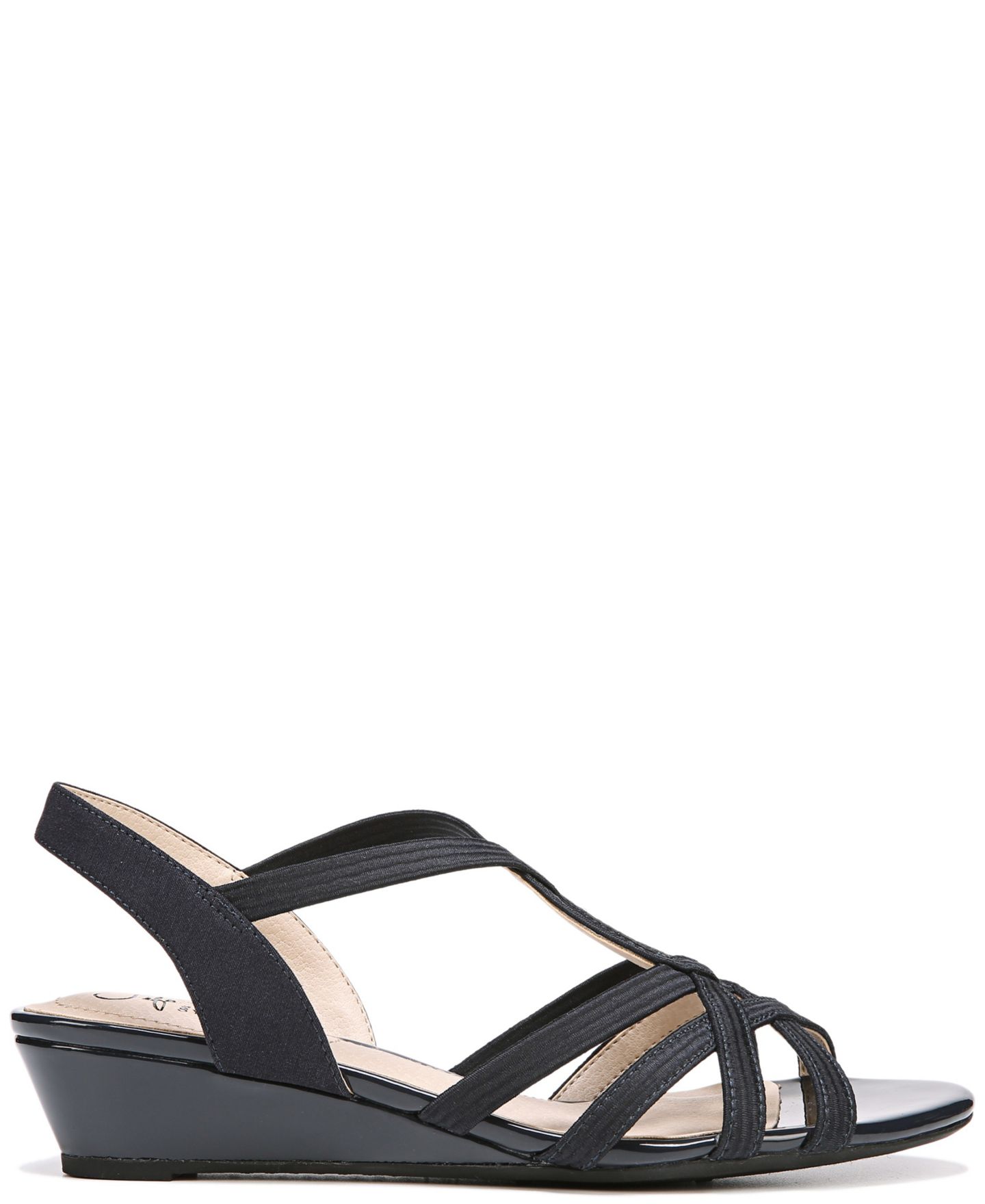 Женские сандалии LifeStride Yaya Strappy Wedge, цвет: Тёмно-синий — фото 2