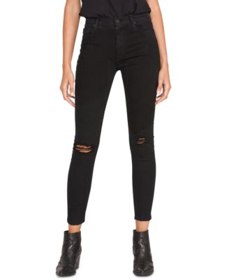 high rise super skinny ankle jeans