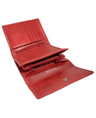 Casablanca Collection RFID Secure Ladies Small Clutch Wallet