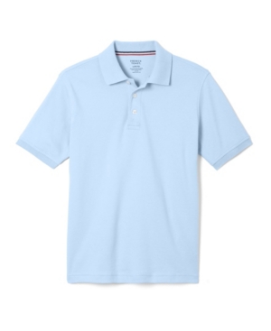 French Toast Husky Boys Short Sleeve Interlock Knit Polo Shirt