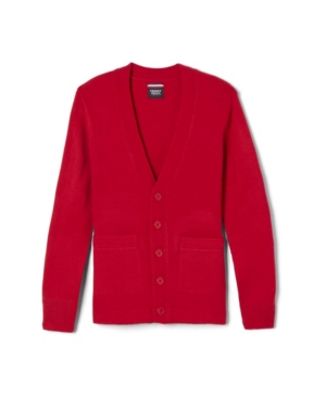 French Toast Big Boys V-Neck Cardigan Sweater