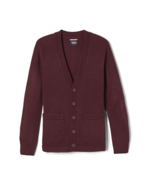 French Toast Big Boys V-Neck Cardigan Sweater