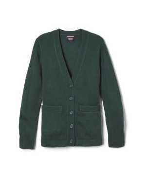 French Toast Big Boys V-Neck Cardigan Sweater
