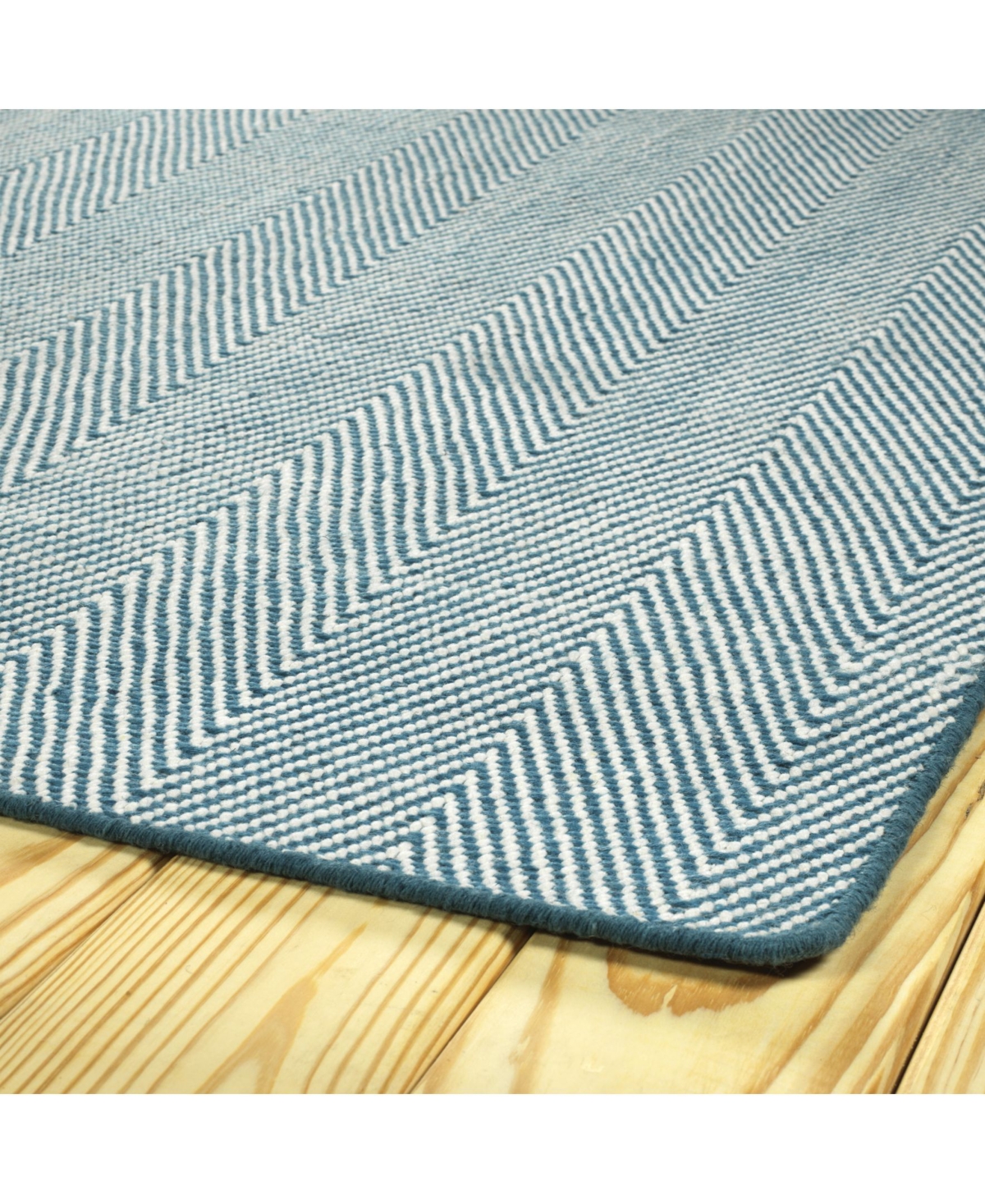 Kaleen Ziggy ZIG01-10Outdoor Area Rug - Denim