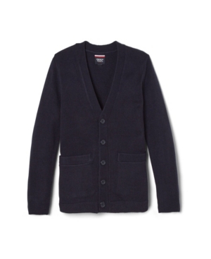 French Toast Big Boys V-Neck Cardigan Sweater