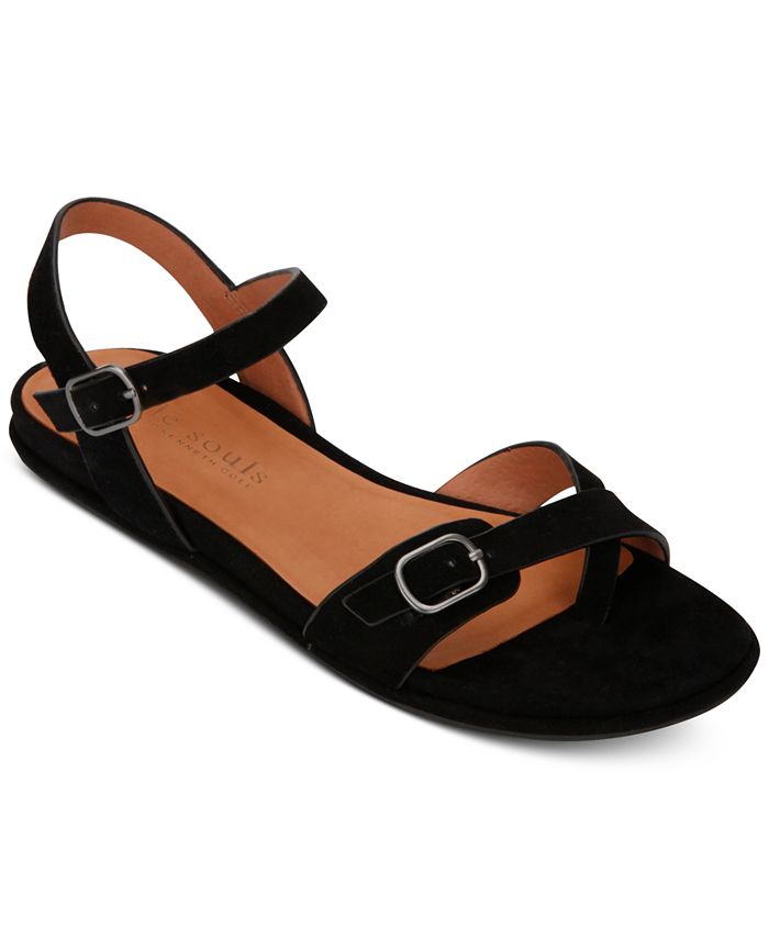 Gentle Souls by Kenneth Cole Women s Lark Buckle Sandals Macy s