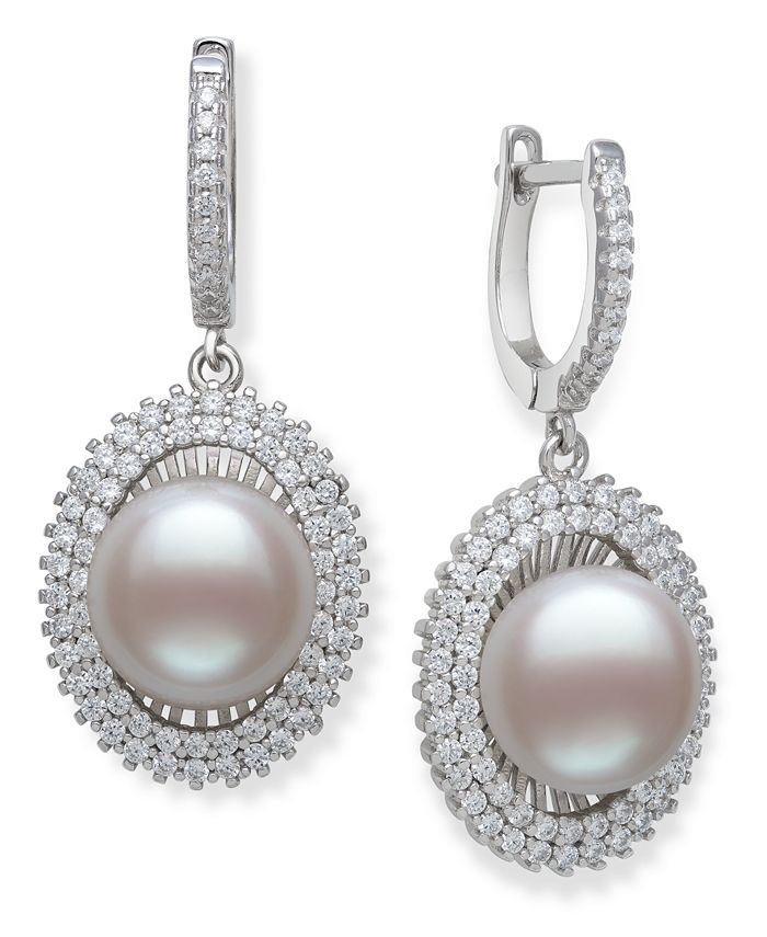 Macy's freshwater pearl shop earrings