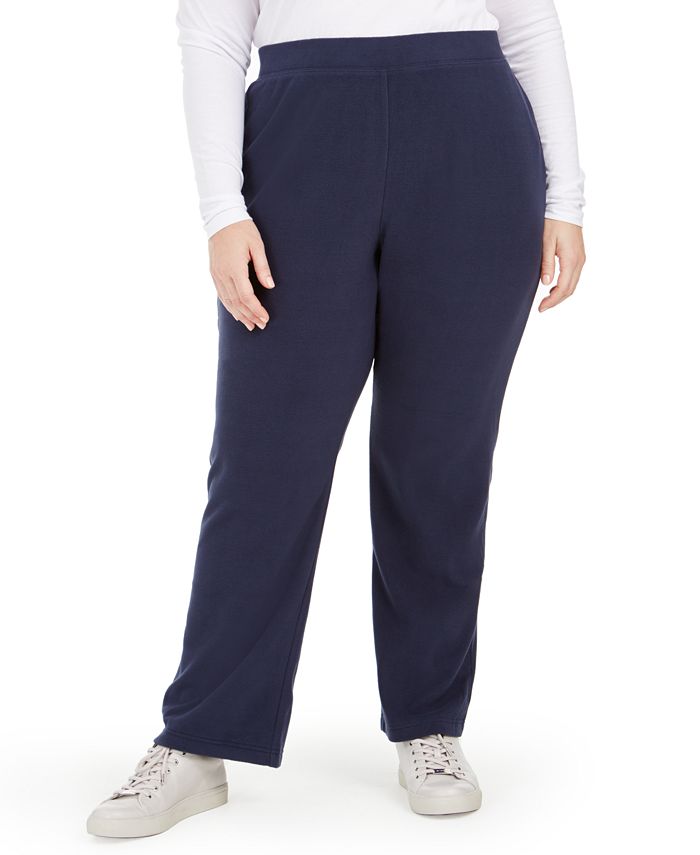 Karen Scott Plus Size Warm-Up Pants, Created for Macy's - Macy's