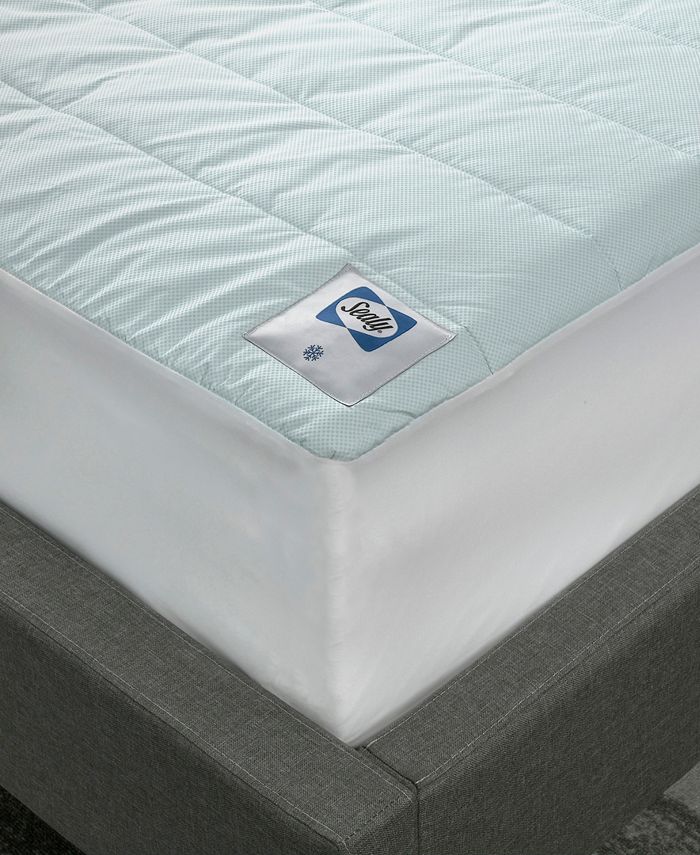 Sealy Cool to the Touch Instant Cooling Mattress Pad, Twin Macy's