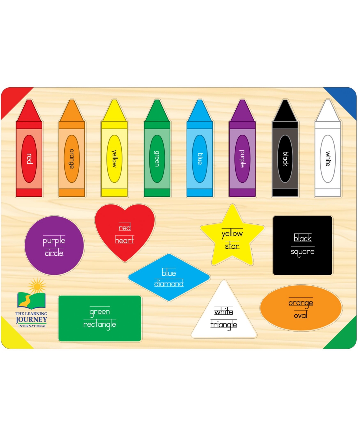 The Learning Journey Kids' Lift And Learn Colors And Shapes In Multi