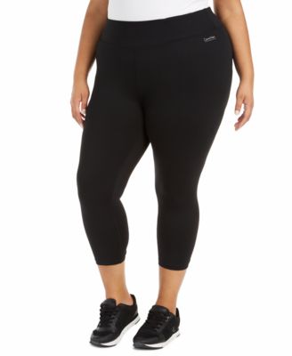 calvin klein performance plus size leggings