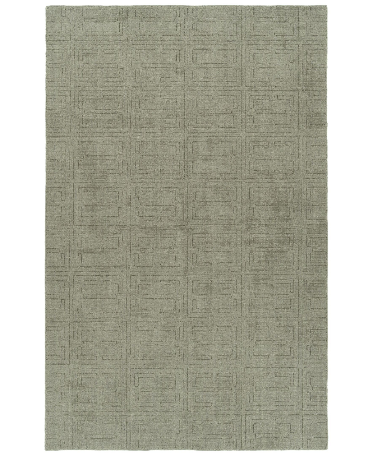 Kaleen Minkah MKH05-75 Gray 5' x 7' Outdoor Area Rug - Grey