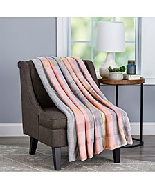 Home Oversized Soft Fluffy Vintage-Look Throw Blanket