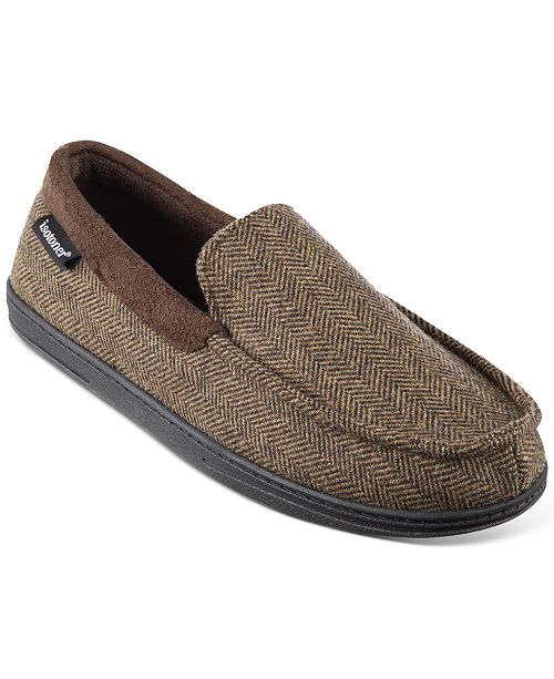 Isotoner Signature Men's Logan Herringbone Slippers & Reviews All Men