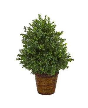 NEARLY NATURAL 23" SWEET GRASS ARTIFICIAL PLANT IN BASKET INDOOR/OUTDOOR 